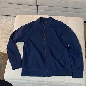 Cuts Clothing Navy Bomber Jacket